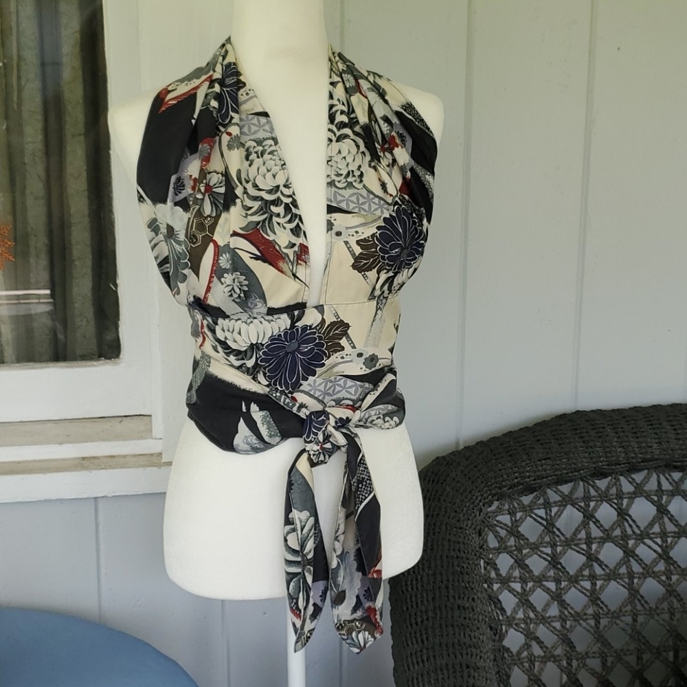 Tommy Bahama silk halter top